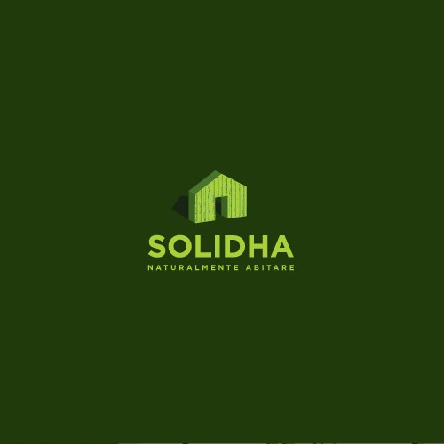 a logo that expresses the high value of solid and natural wood buildings that we develop