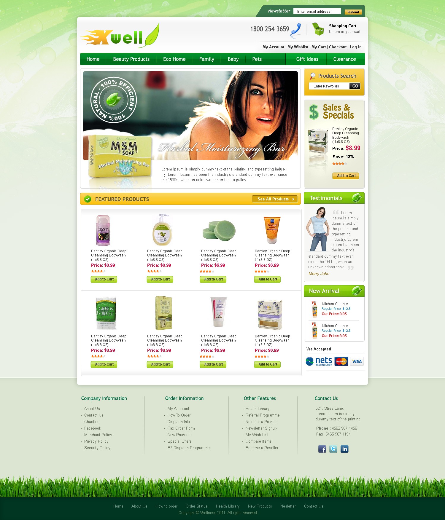 website design for XWELL