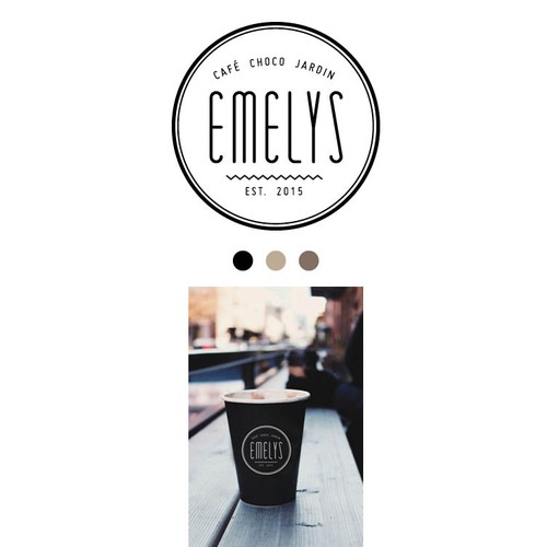 Logo concept for swiss coffee shop