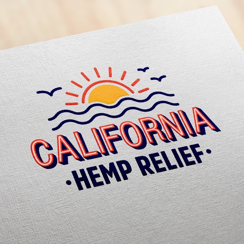 Hip/trendy logo for California Hemp Relief
