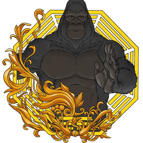 Gorilla crest for fitness gym