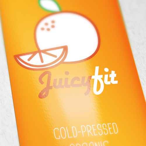 Create a logo for Cold-Pressed Organic Juicyfit