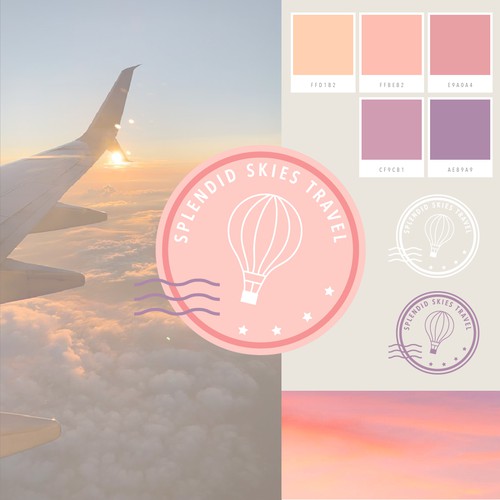 Splendid Skies Travel Branding Grid