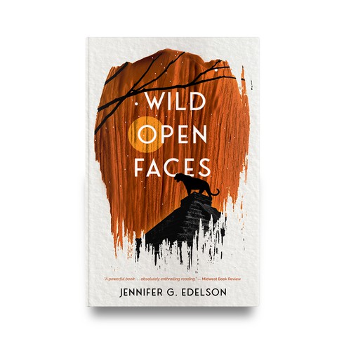 Book cover for "Wild Open Faces"