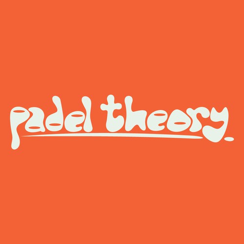 padel theory lettering. Absolute unique handmade font. Not used.