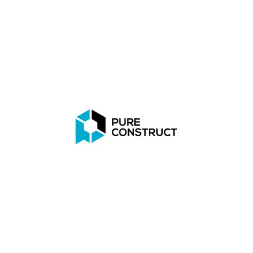 Sophisticated logo for Pure Construct