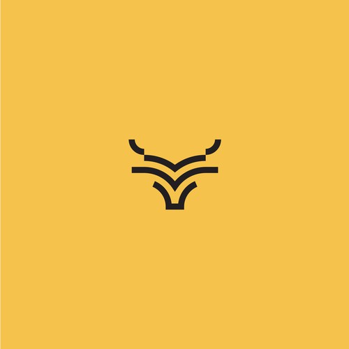 monoline logo concept for triple v industries