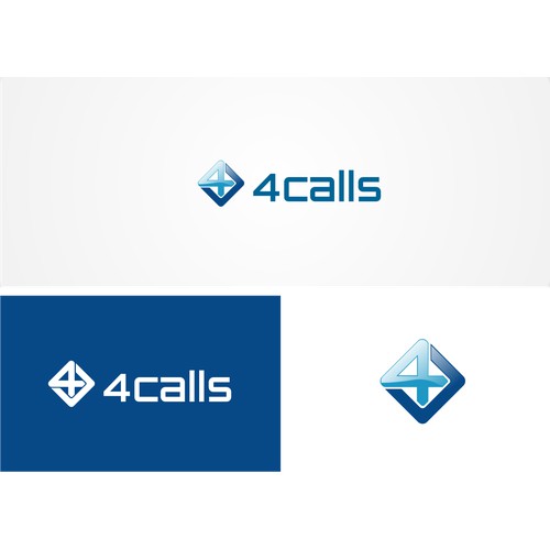 4 Calls NEW EXITING telecom company need LOGO