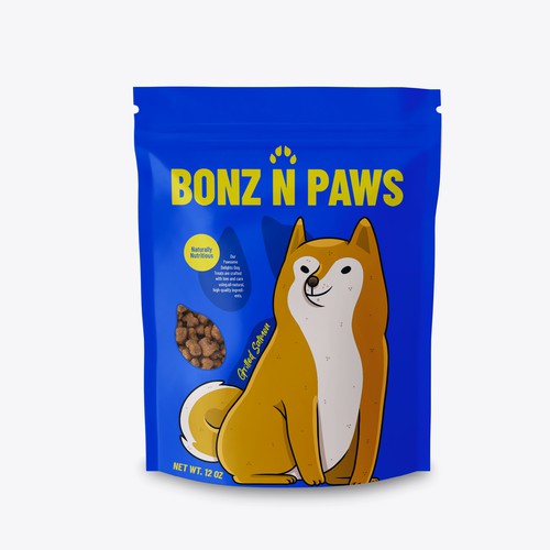 Pouch Packaging for dog treats product