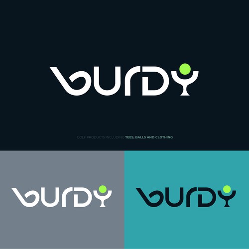 Logo concept for golf