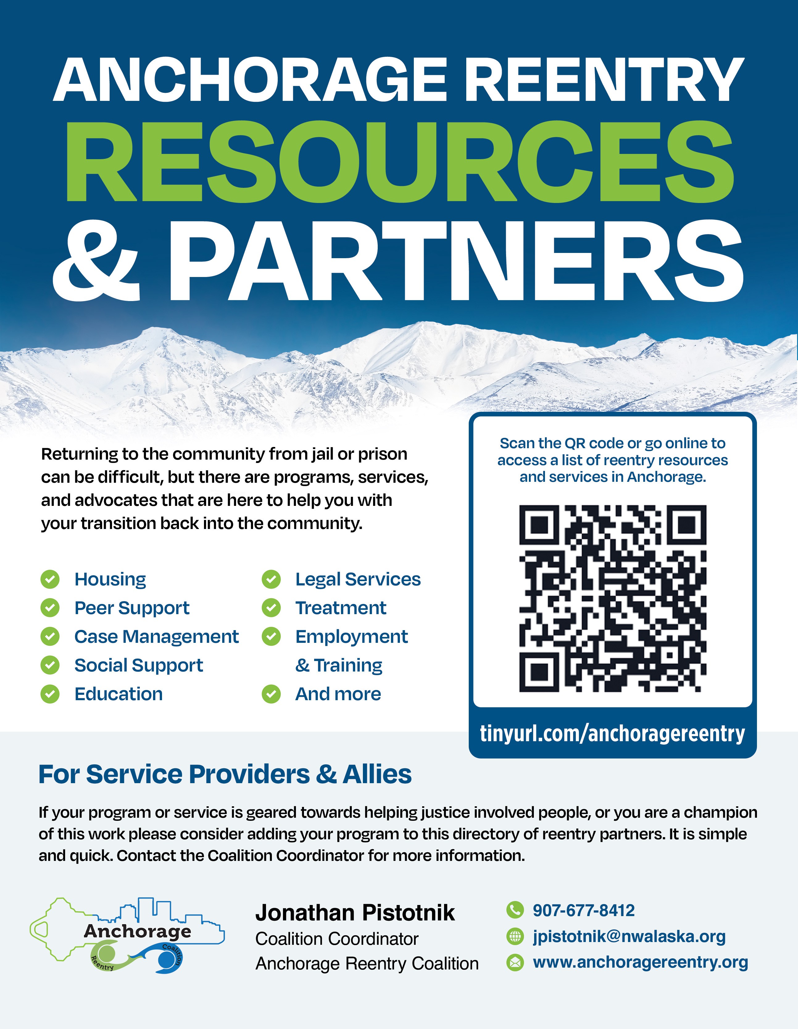 Inviting Flyer for an Online Social Service Database