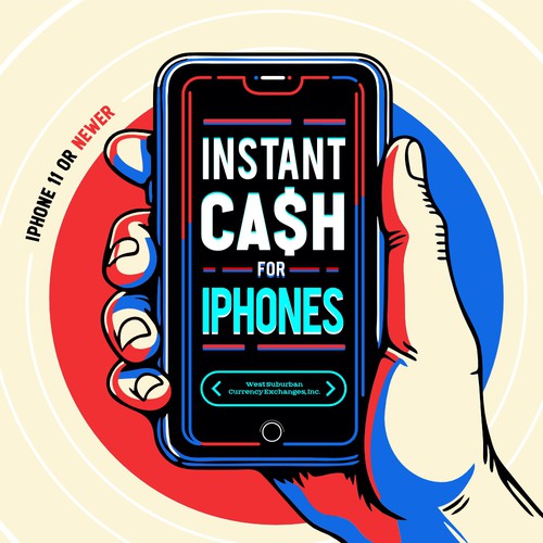 INSTANT CASH FOR IPHONES Poster