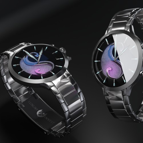 Osmium and platinum watch design