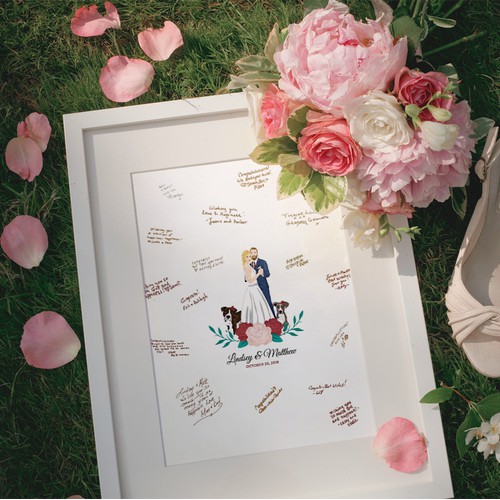 Wedding Signing Board 