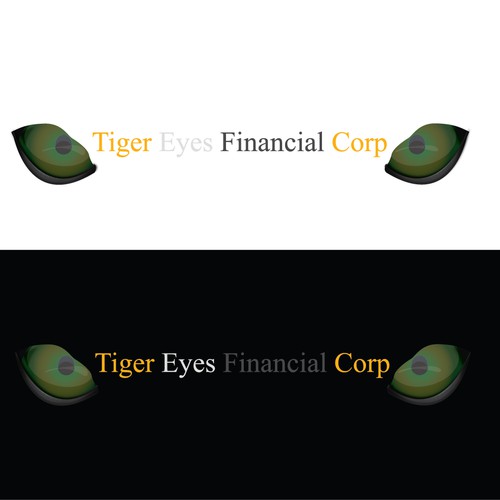 Eye of the Tiger design a logo that makes you think you are looking at a live Tiger!