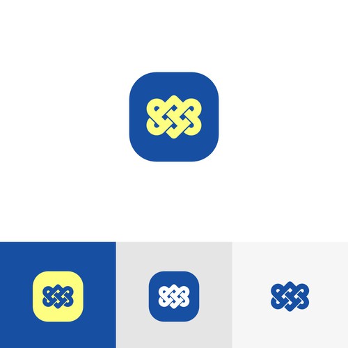 Logo for a knitting app