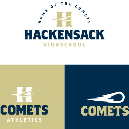 Logo system for a public highschool and athletics program