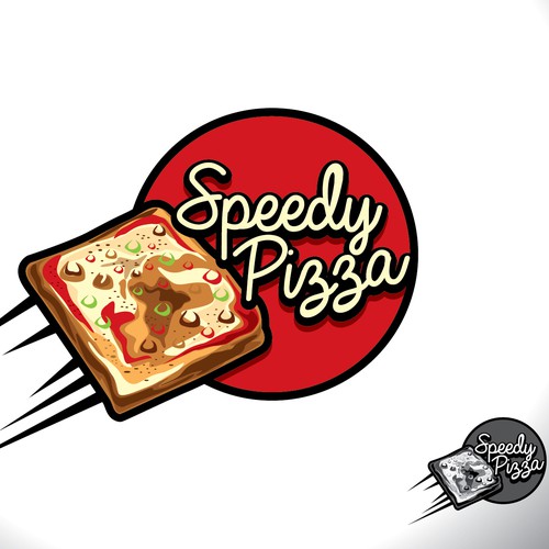 Speedy Pizza Logo Design