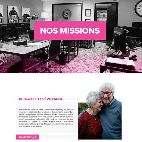 Full website design Bleu Patrimoine 