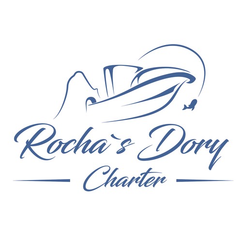 logo concept for ROCHA`S DORY CHARTER