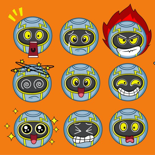 Kids Toy Company - Needs a Character/Mascot, along with 9 facial Expressions!