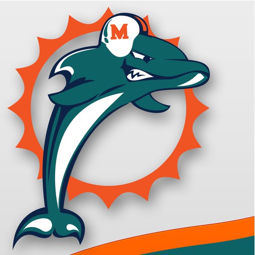 99designs community contest: Help the Miami Dolphins NFL team re-design its logo!