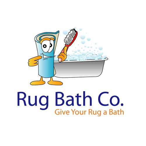 The Rug Bath Co, seeks illustrator style logo design, @rugbath