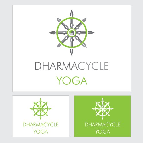 Create the logo for new urban yoga and cycling studio!