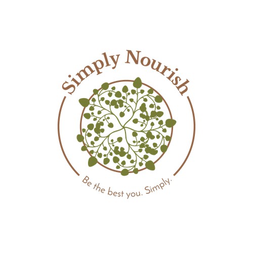 Logo for organic supplement brand