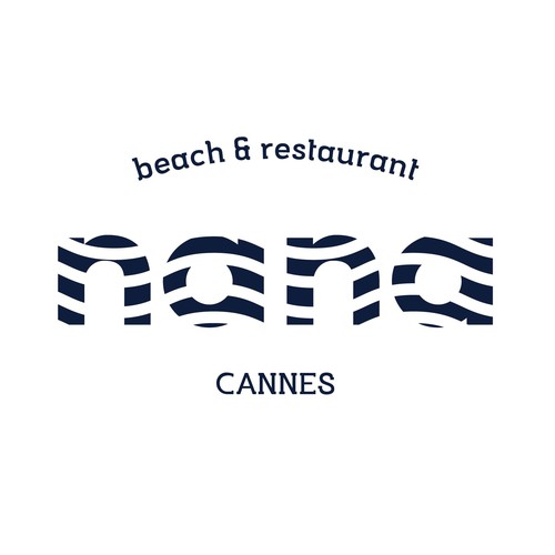 Logo Concept for a Beach Club Restaurant Nana