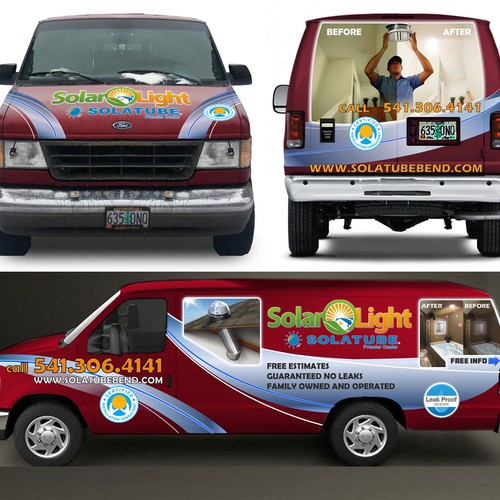 Create a Visual Van Wrap for Solar Light