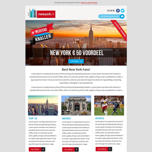 Newsletter Design York Media Group