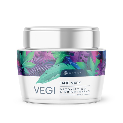 Face Mask Label Design