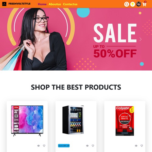 E-commerce website