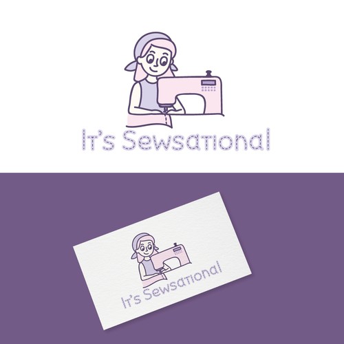 Logo for "It's Sewsational"