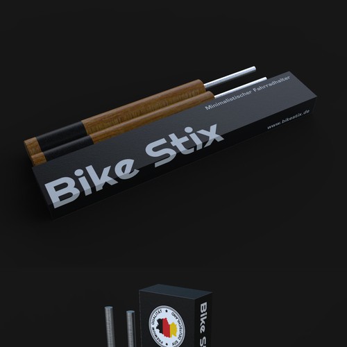 Packaging design for a bike support