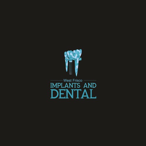 Logo for a dental