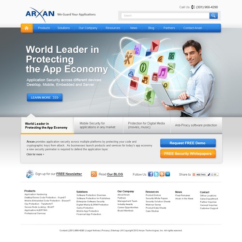 Arxan Technologies needs a new website design