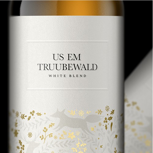 US EM - White wine label's 