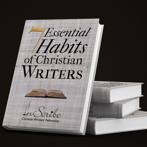 Create a captivating book cover for anthology, 7 Essential Habits of Christian Writers
