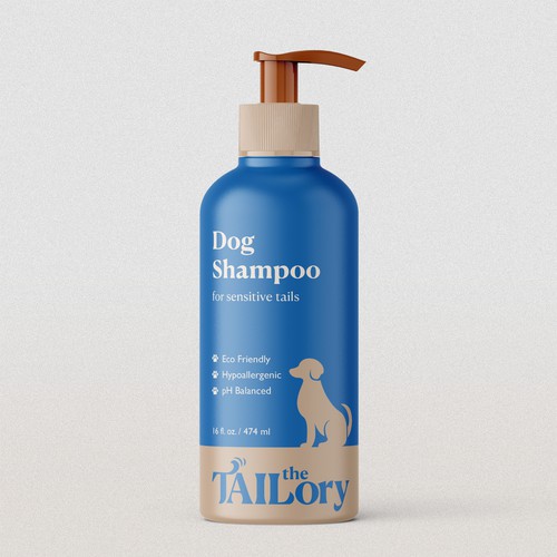 The Premium Dog Shampoo Bottle Design