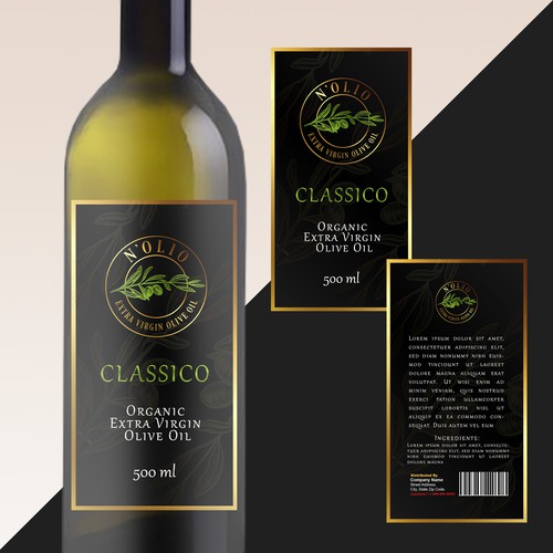 Labels to N'olio Classico.