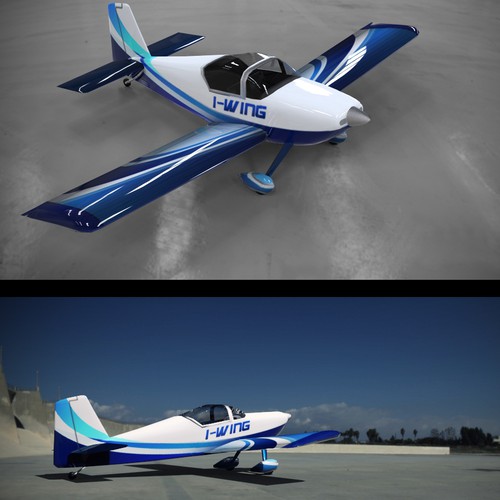 Create a modern design for the livery of an AIRCRAFT! 