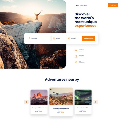 Adventure web design