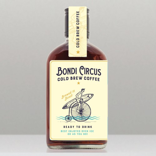 Bondi Circus label design