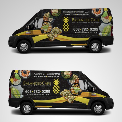 Balanced Cafe Van Wrap