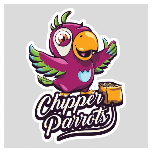 Corporate Identity Concept for the "Chipper Parrots" Shop