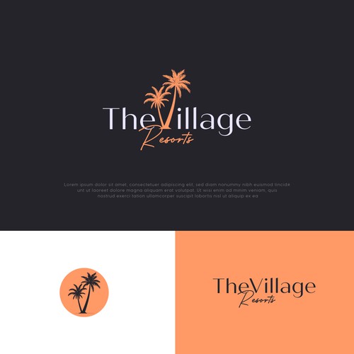 Creative Logo design for resort
