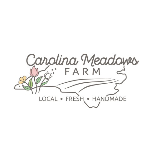 Map Logo for a Flowery Meadows 