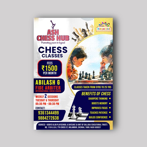 Chess Class Poster